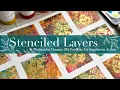 Download Lagu Stenciled Layers \u0026 Watercolor Dreams: My Favorite Art Supplies in Action