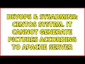 DevOps SysAdmins Centos system It cannot generate pictures according to apache server