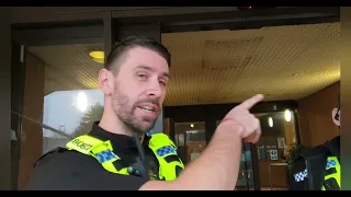 if you insult me again I will arrest you