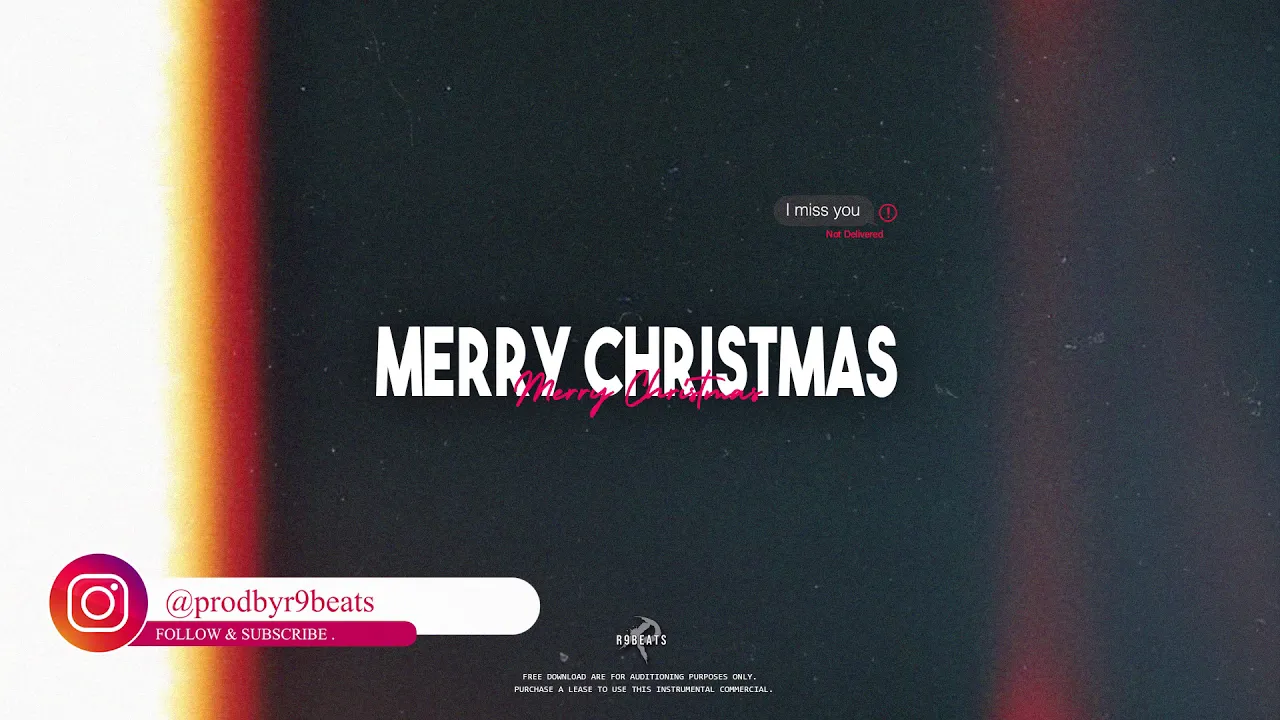 ฟรีบีท [ FREE BEAT ] R&B Soul x TrapSoul Type Beat - MERRY CHRISTMAS | Prod. By R9BEATS