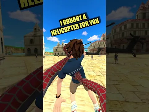 Spider-Man VR HELICOPTERS SON TO SCHOOL #vr #virtualreality #spiderman #gaming #benbu