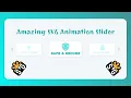 SVG Animation SVG Slider Card Slider Text Animation Slider Animation Swiper js Swiper