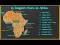 Top 10 Longest rivers in Africa