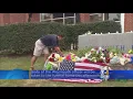Memorial Grows Outside Weymouth Police Department For Fallen Officer