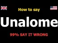 Lagu How to PRONOUNCE Unalome (Say It Correctly)