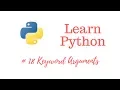 Learn Python Episode Keyword Arguments