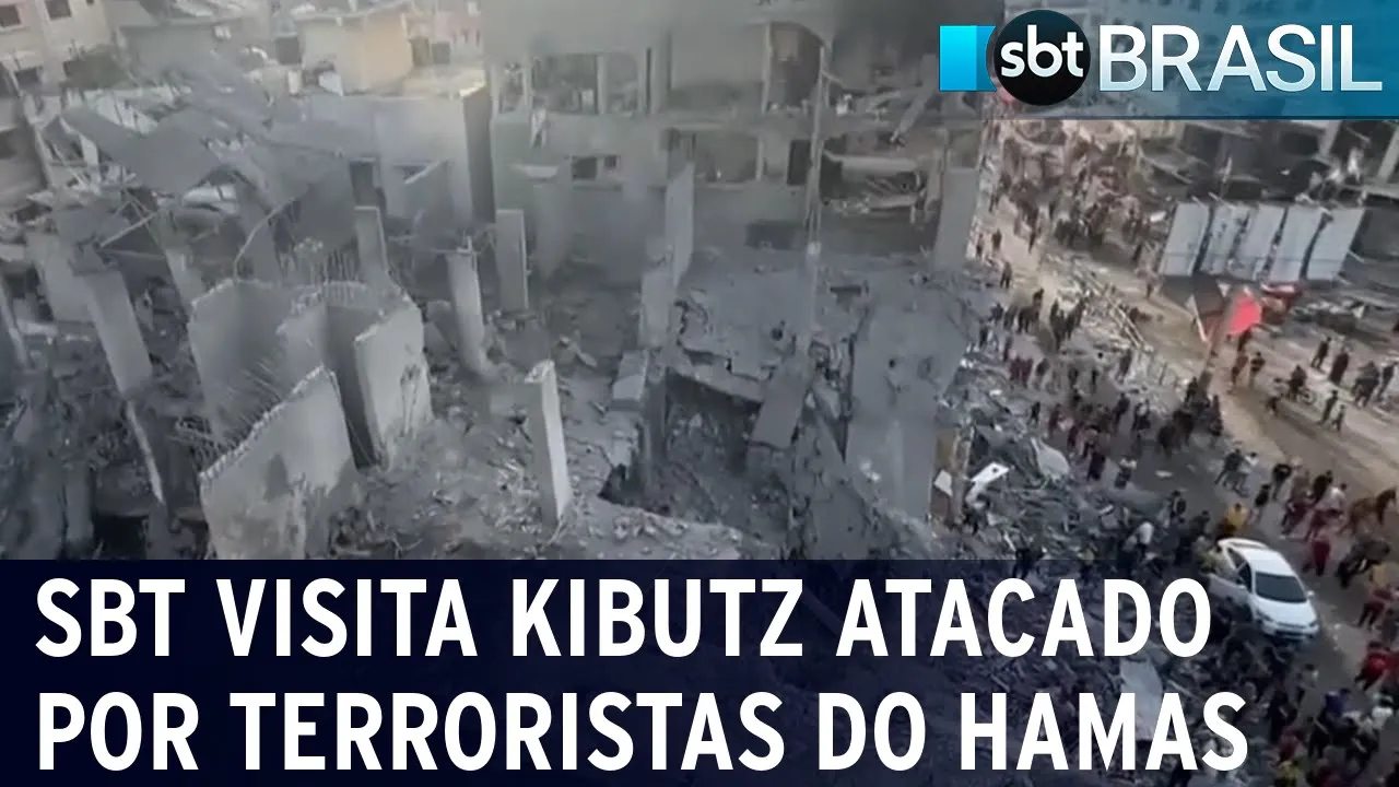 SBT visita kibutz atacado por terroristas do Hamas | SBT Brasil (23/10/23)