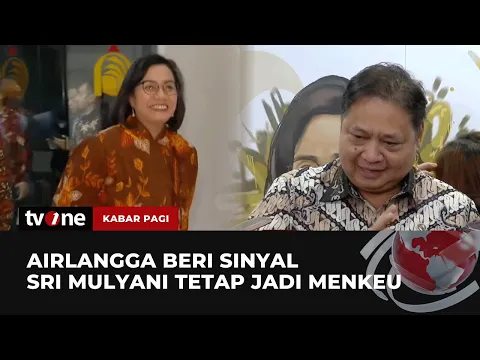 Airlangga Sebut Banyak Dukungan untuk Sri Mulyani Jadi Menkeu Kembali