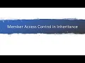 Member Access Rules in Java
