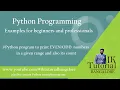 Python program to print Even numbers and its count in a given range Odd numbers count in python