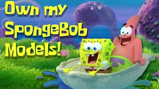 Now YOU can own my SpongeBob 3D Models I do commissions too