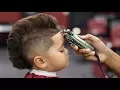 BARBER TUTORIAL 3 YEARS OLD KID BURST MOHAWK