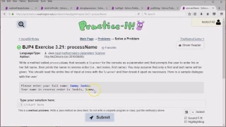 Java Strings Scanners PracticeIt Tutorial Building Java Programs Ch 3