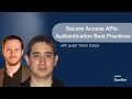 Secure Access APIs Authentication Best Practices