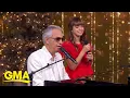 Download Lagu Virginia and Andrea Bocelli perform 'Let It Snow'