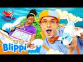 Blippi Meekah s Air Vs Water Vehicle Challenge