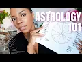 ASTROLOGY 101 How to Read an Astrology Chart BIRTH NATAL CHART MORE BEGINNERS