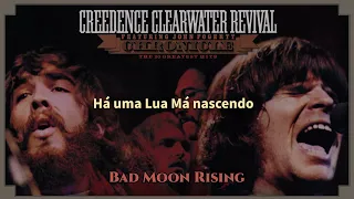 Creedence Clearwater Revival - Bad Moon Rising (Portuguese Lyric Video / Letra Em Português)