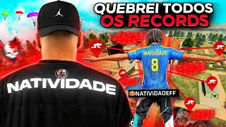 😱 QUEBREI MEU RECORD DE KILLS SOLO vs SQUAD MOBILE - FREE FIRE 