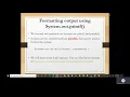 Java I Chapter 3A Class 3 Part 2 Formatting CW and Programming Assignment
