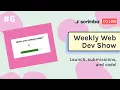 The Weekly Web Dev Show HTML CSS JavaScript Live-coding