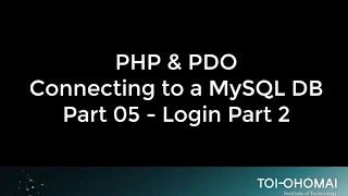 PHP PDO 05