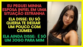 Eu peguei minha esposa em uma situação estranha "e o que ela estava escondendo de mim"