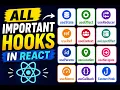 React Hooks Explained Top 12 React Hooks in 4 Minutes React Interview Questions