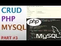 PHP with Mysql Part 3 in bangla tutorial