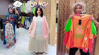 لما تنزل تجيب هدوم العيد مع امك روان ستارز 