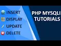 php insert update delete view and search data from mysql database php crud operation using mysqli