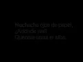 |LETRA| Spinetta - Muchacha Ojos de Papel