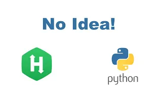 No Idea using Python
