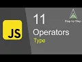 JavaScript Beginners Tutorial 11 Type Operators