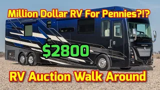 So Many RV s At Auction Cheap Copart Walk Around Did I
