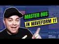 Tracktion Waveform 11 Tutorial - Create a Master Bus or Master Track