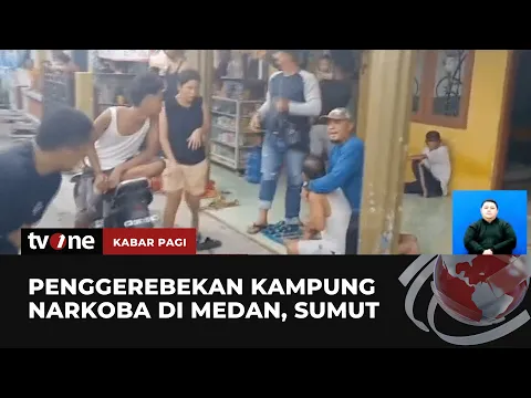 Polres Satuan Belawan Gerebek Kampung Narkoba, Tiga Pengedar Diamankan