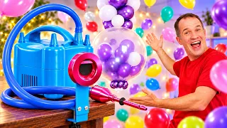 Cómo INFLAR un GLOBO DENTRO de OTRO 🎈 Cómo METER GLOBOS con esta Herramienta ✨ decoración con globos