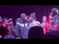TAYROC STUMBLES ALMOST FIGHT AND A WOMAN WILDS OUT TWORK CALMS HER DOWN MID BATTLE