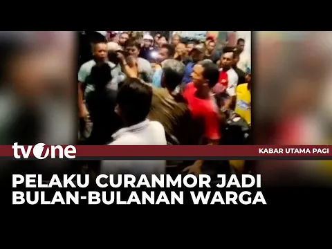 Hingga Mandi Darah, 2 Curanmor Remuk Dihajar Massa