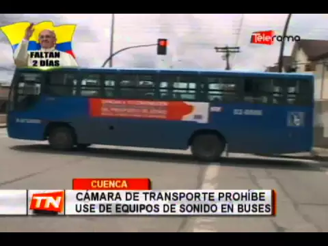 Cámara de transporte prohíbe use de equipos de sonido en buses
