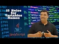 13 Rules for Variables Names JavaScript Full Course 2023 - Beginner to Pro