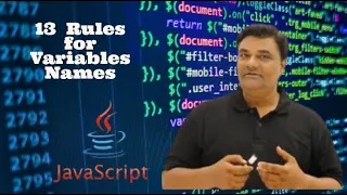 13 Rules for Variables Names JavaScript Full Course 2023 - Beginner to Pro