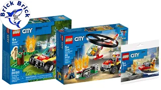 LEGO City Compilation All Fire 2020 Sets - Speed Build Review