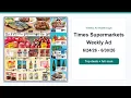 Times Supermarkets Weekly Ad 26 - 26 Top Deals