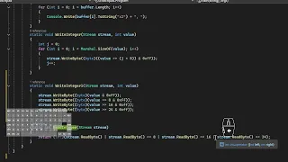Bitshift operator convert integer to byte array C