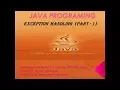EXCEPTION HANDLING PART - 1