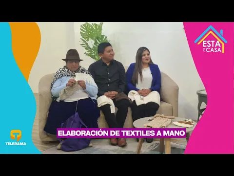 Elaboración de textiles a mano