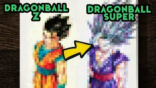 Drawing Gohan Beast Unleashed | Then and Now