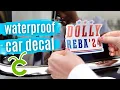 How to Make Car Decals With Cricut - Adhesive Vinyl Printable Vinyl